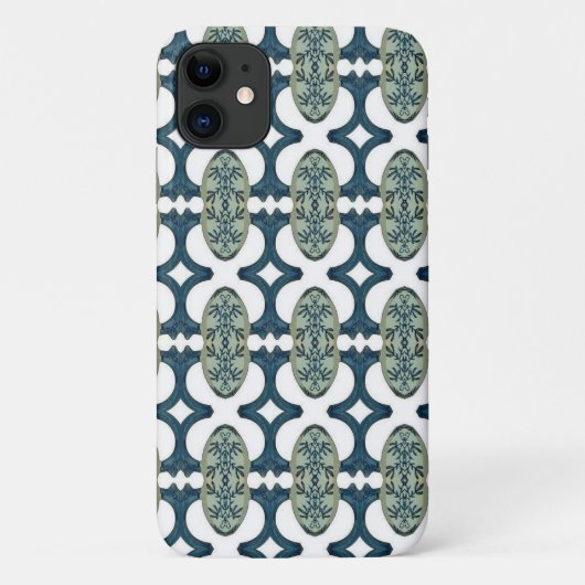 青と白の模様 Case-Mate iPhoneケース (裏面)