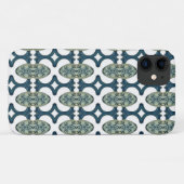 青と白の模様 Case-Mate iPhoneケース (裏面(横))