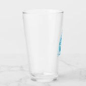 青と白の水分補給をお忘れなく タンブラーグラス (右)