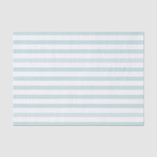 青と白の水平ストライプ 薄葉紙