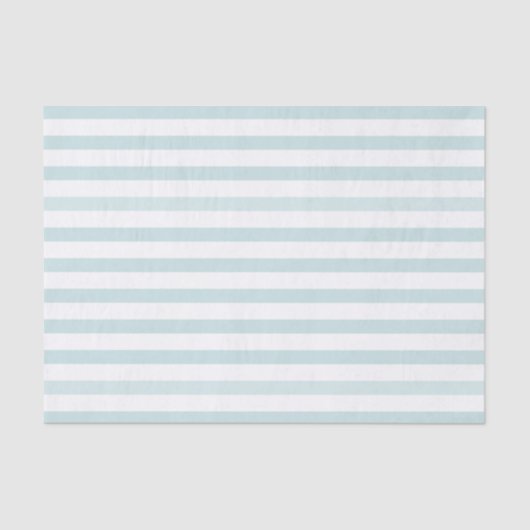 青と白の水平ストライプ 薄葉紙 (正面)