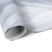 青と白の水彩大理石 ラッピングペーパー (ロールコーナー)