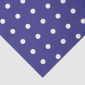 青と白の水玉模様パターン 薄葉紙 (詳細)