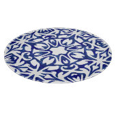 青と白の水色のタイルのパタスペインのーン カッティングボード (角)