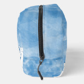 青と白の水色サントリーニギリシャモノグラム ドップキット (右)