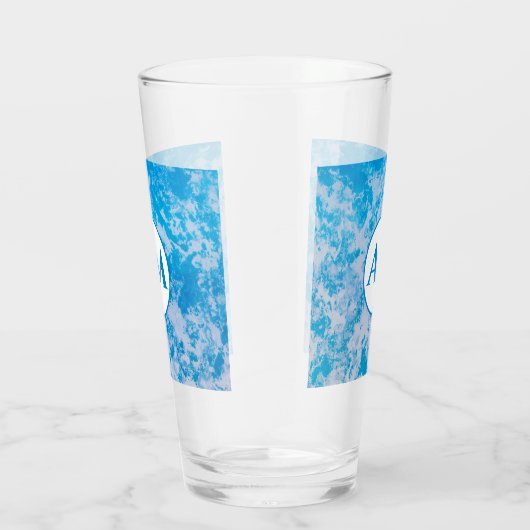 青と白の氷惑星の表面名 タンブラーグラス (右)