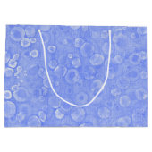 青と白の泡 ラージペーパーバッグ (裏面)