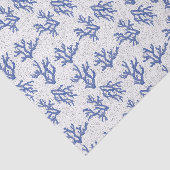 青と白の海の珊瑚のティッシュペーパー 薄葉紙 (詳細)