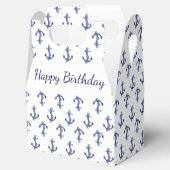 青と白の海洋いかり フェイバーボックス (オープン)