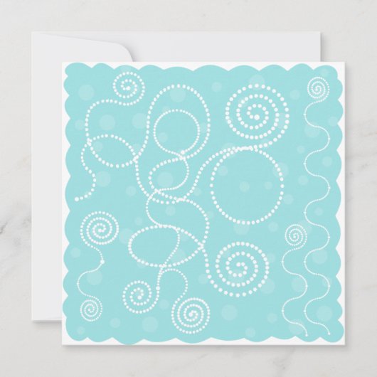 青と白の点と渦巻き (正面)