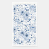 青と白の牡丹と花水色 (正面)