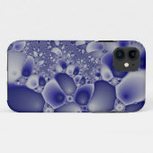 青と白の石のモザイクのケース Case-Mate iPhoneケース (裏面(横))