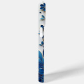 青と白の磁器の電話ケース – 伝統的 Ch Case-Mate iPhoneケース (裏面 / 右)