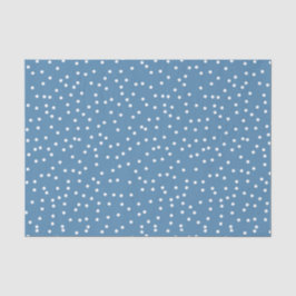 青と白の紙吹雪雪の点 薄葉紙