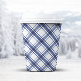 青と白の紙 紙コップ