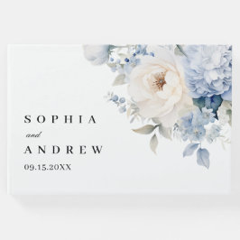 青と白の結婚花 ゲストブック