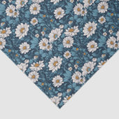 青と白の絵を描フローラ 薄葉紙 (詳細)