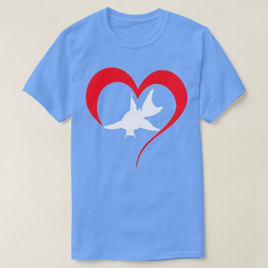 青と白の緑 Tシャツ (デザイン正面)