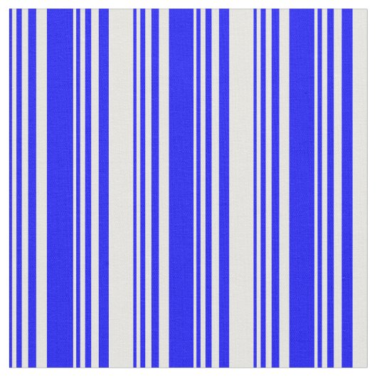 青と白の線のパターン ファブリック (クローズアップ)