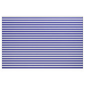 青と白の線のパターン ファブリック (ヤード)