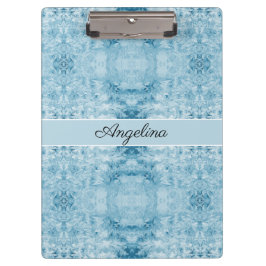 青と白の羽のパターン、カスタマイズ可能 クリップボード