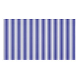 青と白の背ストライプの景 名札