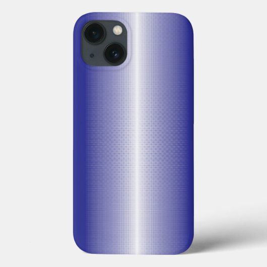 青と白の背ストライプの景 Case-Mate iPhoneケース (裏面)