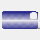 青と白の背ストライプの景 Case-Mate iPhoneケース (裏面 (横))