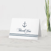 青と白の航海のサンキューカード サンキューカード (正面)