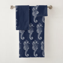 青と白の航海の木馬