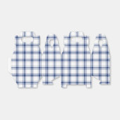 青と白の航海チェック柄 フェイバーボックス (折り畳みなし)