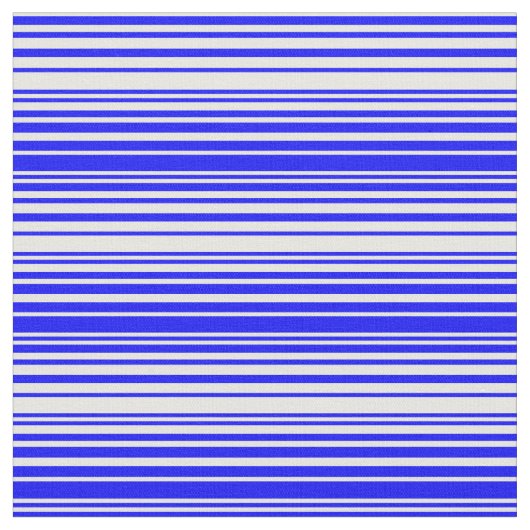 青と白の色のストライプパターン ファブリック (クローズアップ)