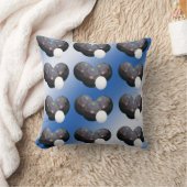 青と白の芝生ボウル、 クッション (ブランケット)