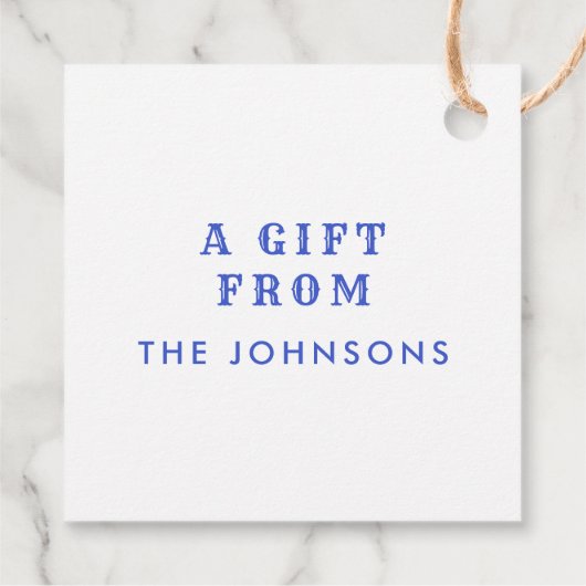 青と白の花模様のタイルに鳥 フェイバータグ (裏面)