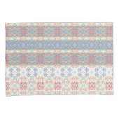 青と白の花 枕カバー (正面右)