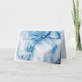 青と白の贈り物　シーズンのご挨 シーズンカード (正面)