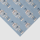 青と白の陳腐なクリスマスくるみクラッカー 薄葉紙 (詳細)