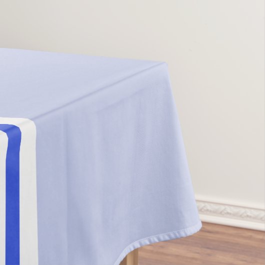 青と白の鳥とエデルワイス テーブルクロス (インサイチュ)