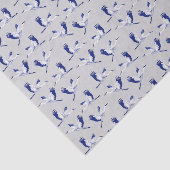 青と白の鶴 薄葉紙 (詳細)