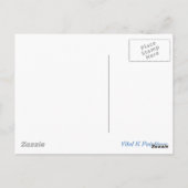 青と白の龍 ポストカード (裏面)