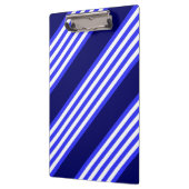 青と白の5つのストライプパターン クリップボード (左)