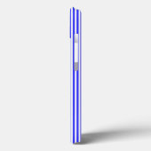 青と白の5つのストライプパターン Case-Mate iPhoneケース (裏面 / 左)
