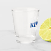 青と白のKippisショットグラス ショットグラス (左)
