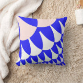 青と白はかりで測 クッション (ブランケット)