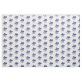 青と白タコ ファブリック (ヤード)