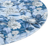 青と白チノセリーシリーズデザイン3 カッティングボード (角)