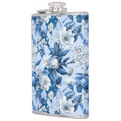 青と白チノセリーシリーズデザイン3 フラスク (左)