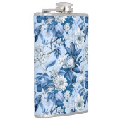 青と白チノセリーシリーズデザイン3 フラスク (右)