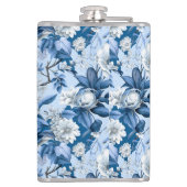 青と白チノセリーシリーズデザイン3 フラスク (裏面)