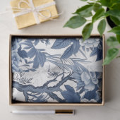 青と白チノセリーシリーズデザイン4 薄葉紙 (ギフト)